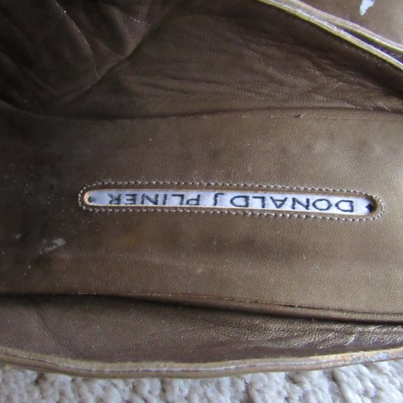 Vintage Donald J Pliner Fancy Slip On Shoes 9.5 Made in Spain - Picture 3 of 7